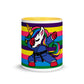 Mug with Color Inside- Jiujitsucorn Rainbow - The Women of Jiujitsu