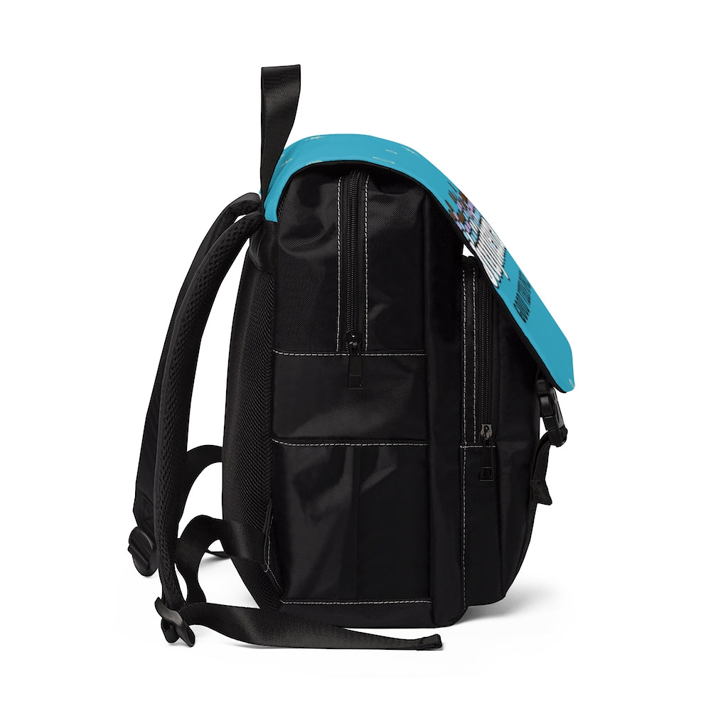 Unisex Casual Shoulder Backpack- Retro Jiujiteira - The Women of Jiujitsu