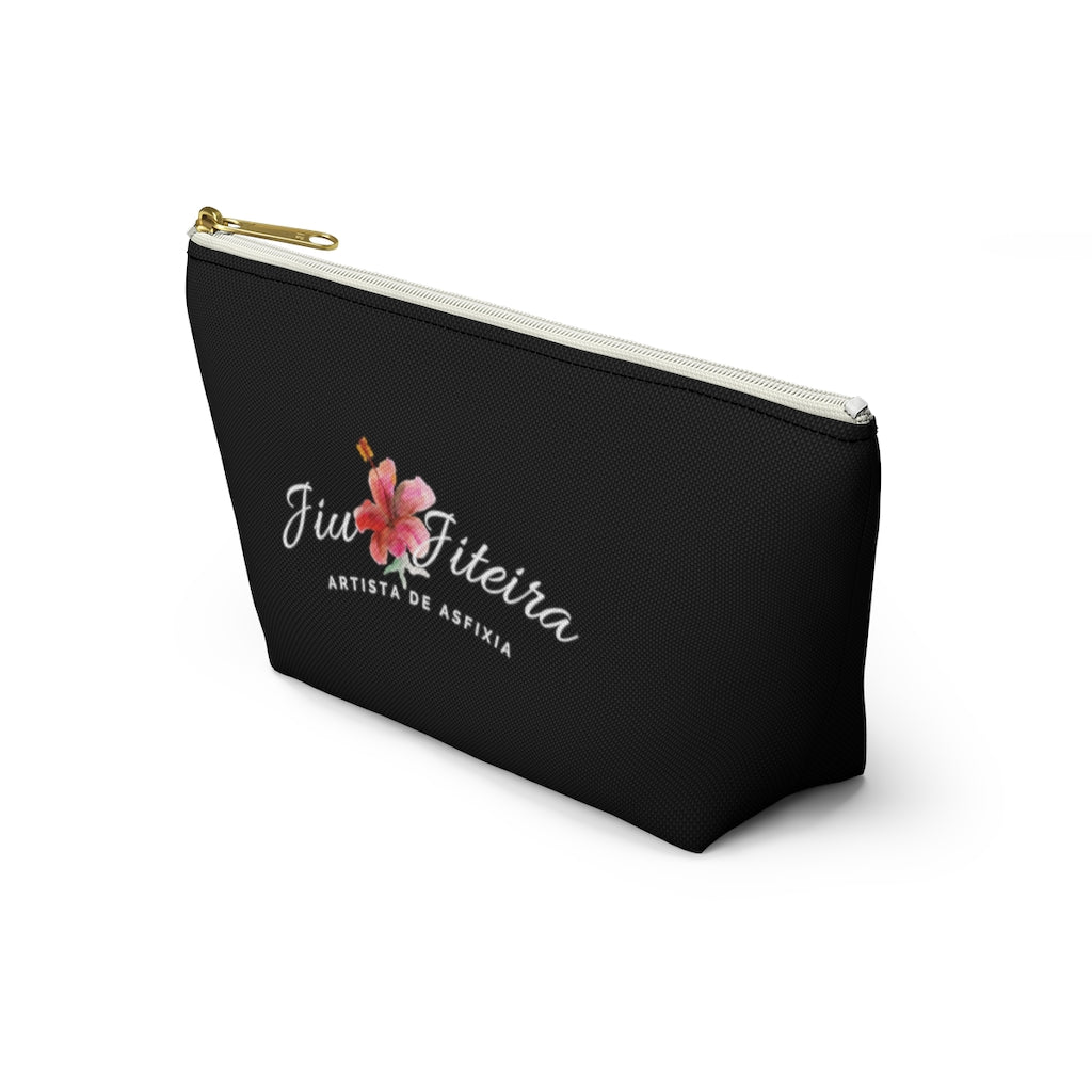 Accessory Pouch w T-bottom- JiuJiiteira Black (rank) - The Women of Jiujitsu