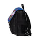 Unisex Casual Shoulder Backpack- JiuJitsu Love Neon Leopard Patch - The Women of Jiujitsu