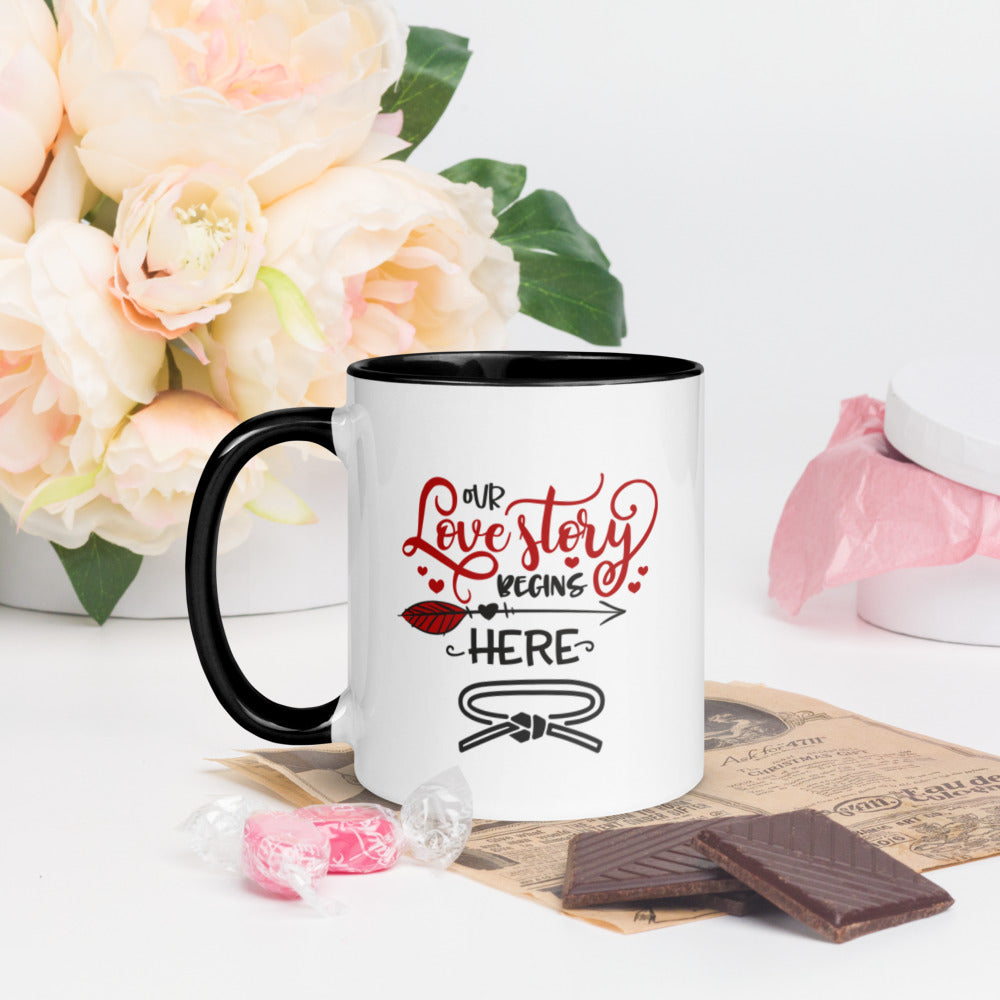 Taza con Color en el Interior- JiuJitsu Love Story