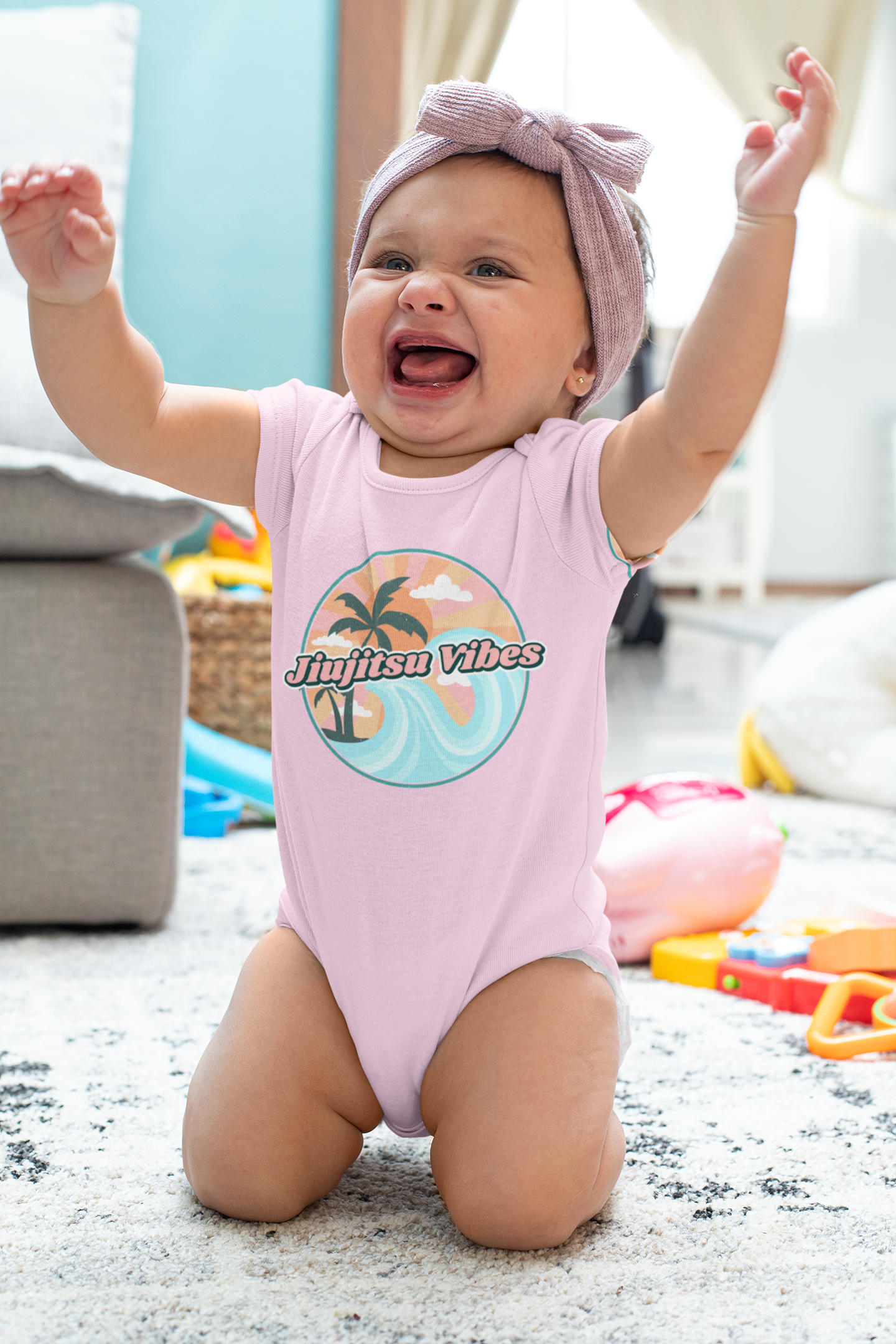 Baby Onesie- JiJitsu Vibes - The Women of Jiujitsu