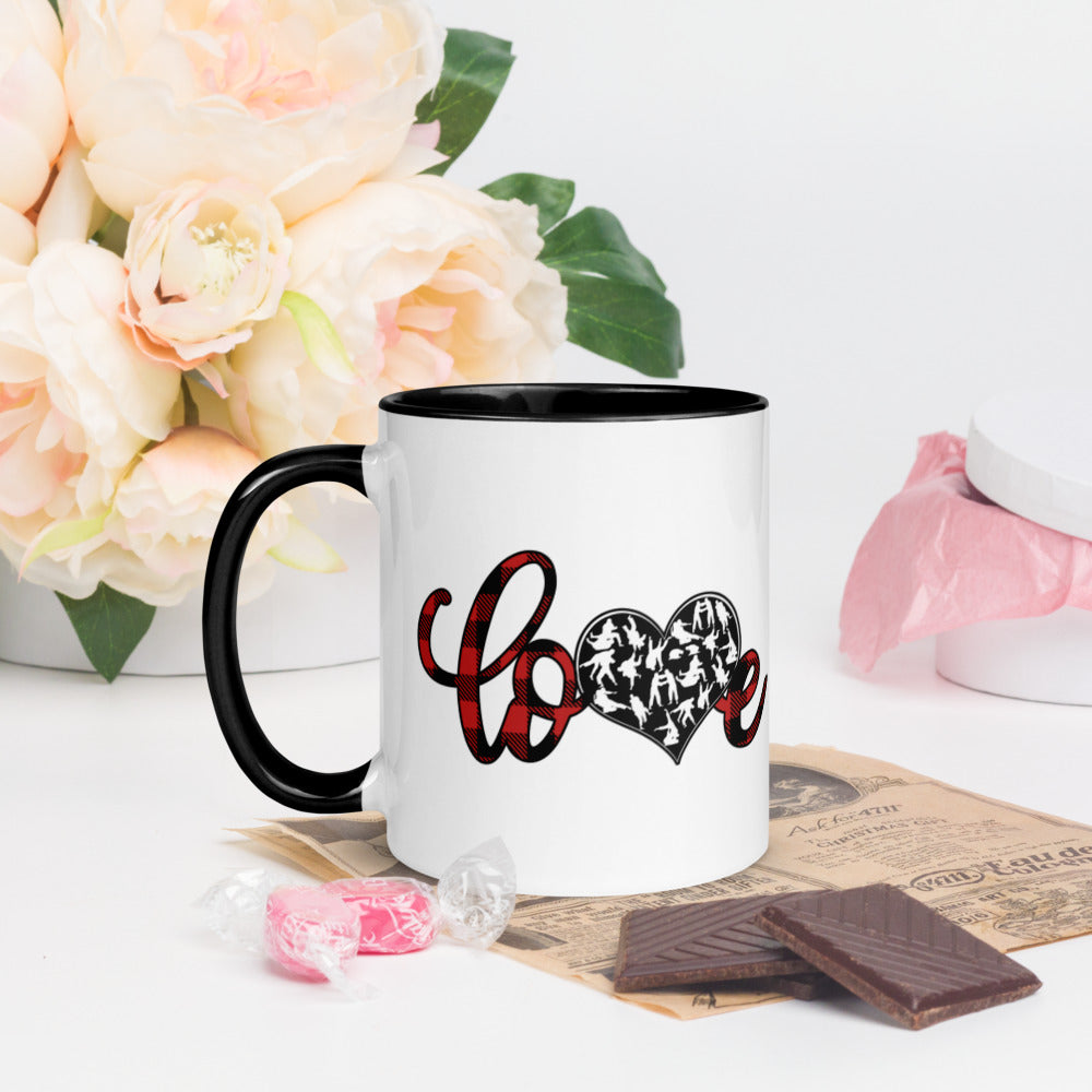 Taza con Color Interior-JiuJitsu LOVE Plaid