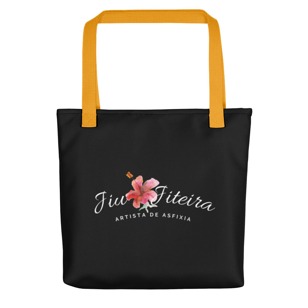 Tote bag- JiuJiteira Artista De Asfixia Logo White - The Women of Jiujitsu