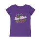 Girls Princess Tee- JiuJitsu Love Neon Leopard - The Women of Jiujitsu