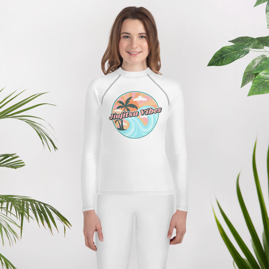 Youth Rash Guard sizes (8-14)- Jiujitsu Vibes - The Women of Jiujitsu