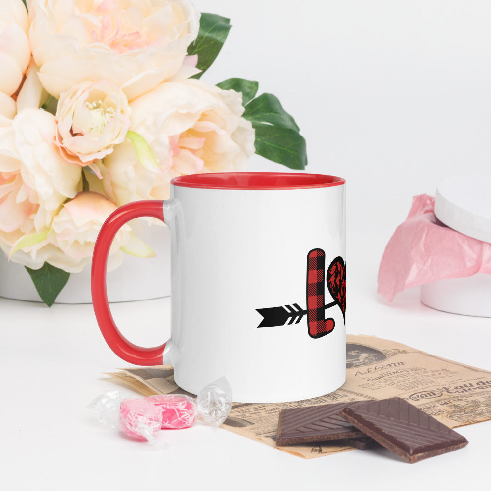 Mug with Color Inside- Cupids Arrow