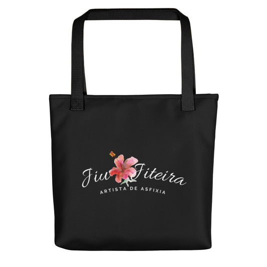 Tote bag- JiuJiteira Artista De Asfixia Logo White - The Women of Jiujitsu