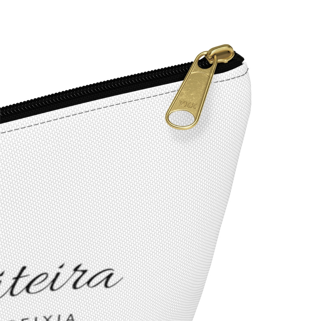 Accessory Pouch w T-bottom- JiuJiiteira White (rank) - The Women of Jiujitsu