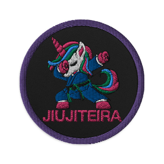 Embroidered patches - Jiujiteira Unicorn - The Women of Jiujitsu