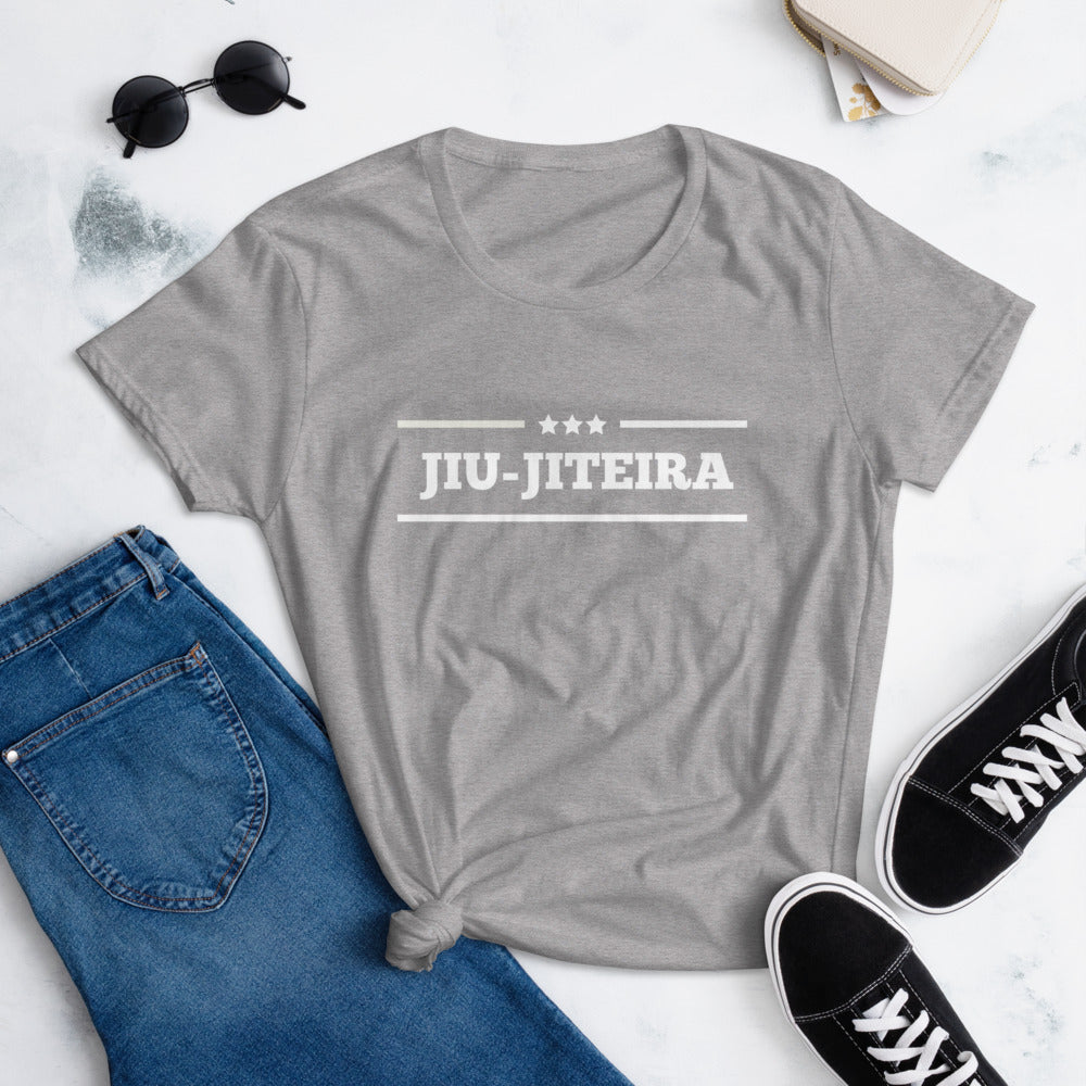 Women's short sleeve t-shirt- Military JiuJiteira - The Women of Jiujitsu