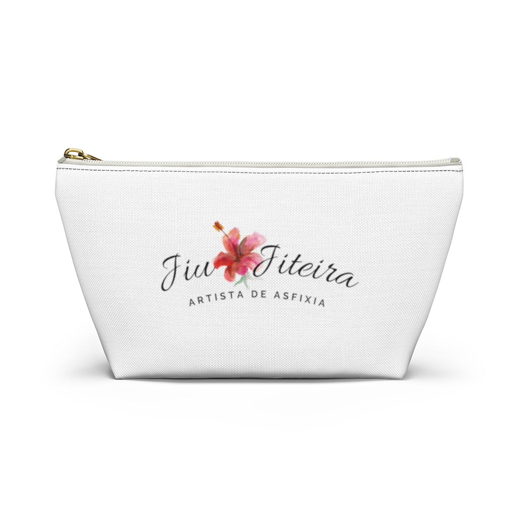 Accessory Pouch w T-bottom- JiuJiiteira White (rank) - The Women of Jiujitsu