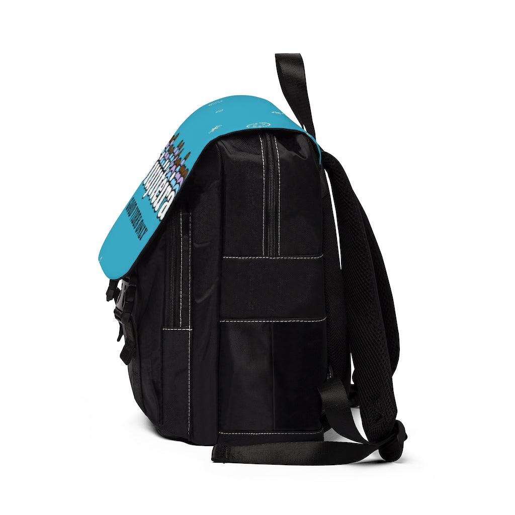 Unisex Casual Shoulder Backpack- Retro Jiujiteira - The Women of Jiujitsu