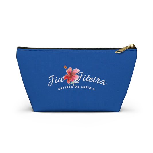 Accessory Pouch w T-bottom- JiuJiiteira Blue (rank) - The Women of Jiujitsu