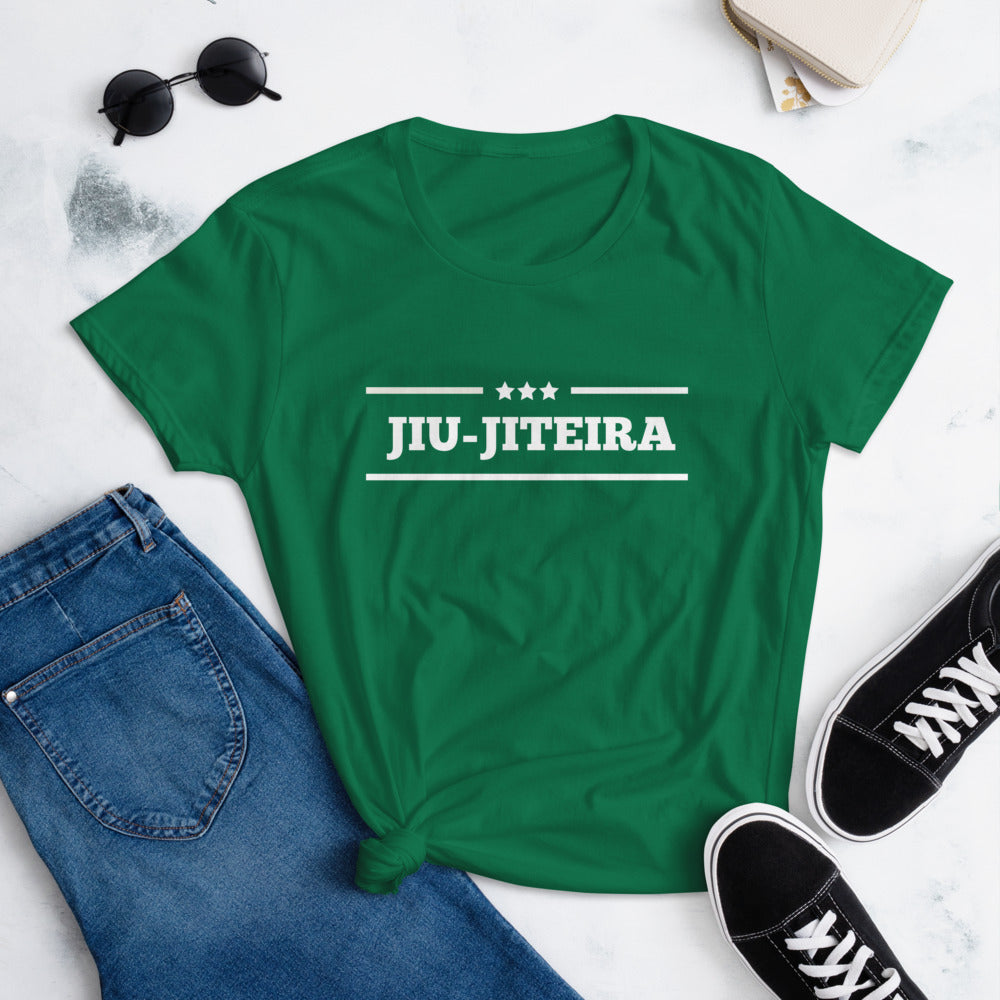 Women's short sleeve t-shirt- Military JiuJiteira - The Women of Jiujitsu