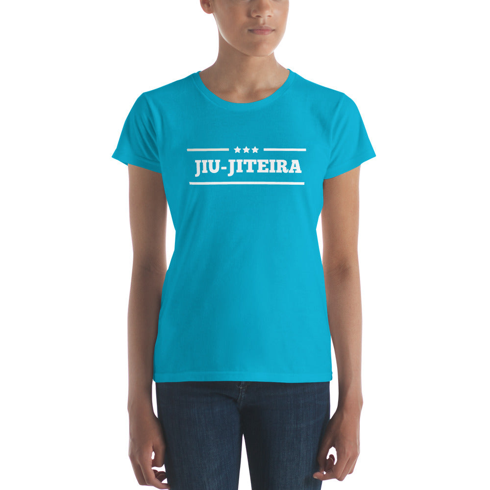 Women's short sleeve t-shirt- Military JiuJiteira - The Women of Jiujitsu