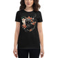 Women's short sleeve t-shirt- JiuJiteira Tropical Sugar Skull Logo - The Women of Jiujitsu
