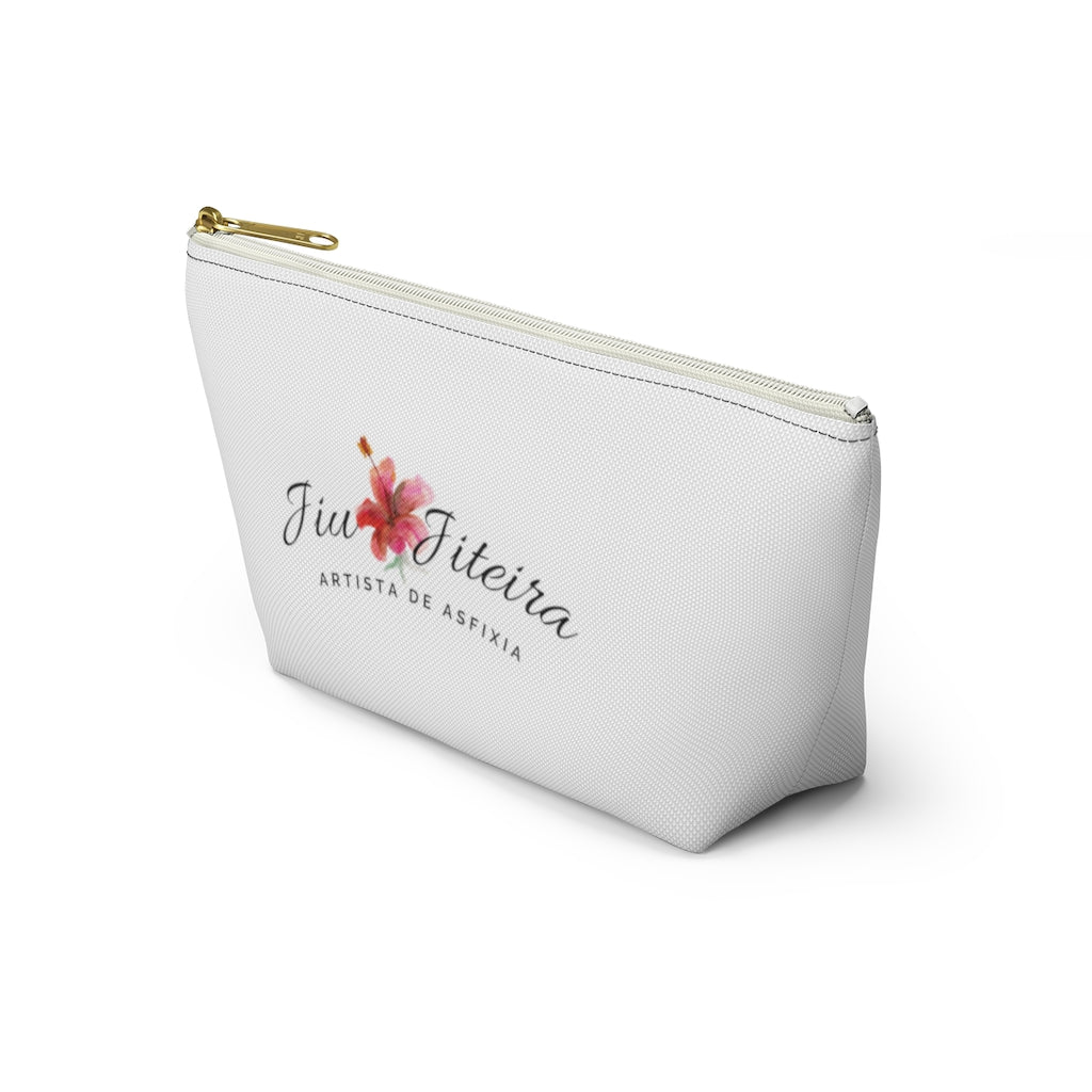 Accessory Pouch w T-bottom- JiuJiiteira White (rank) - The Women of Jiujitsu