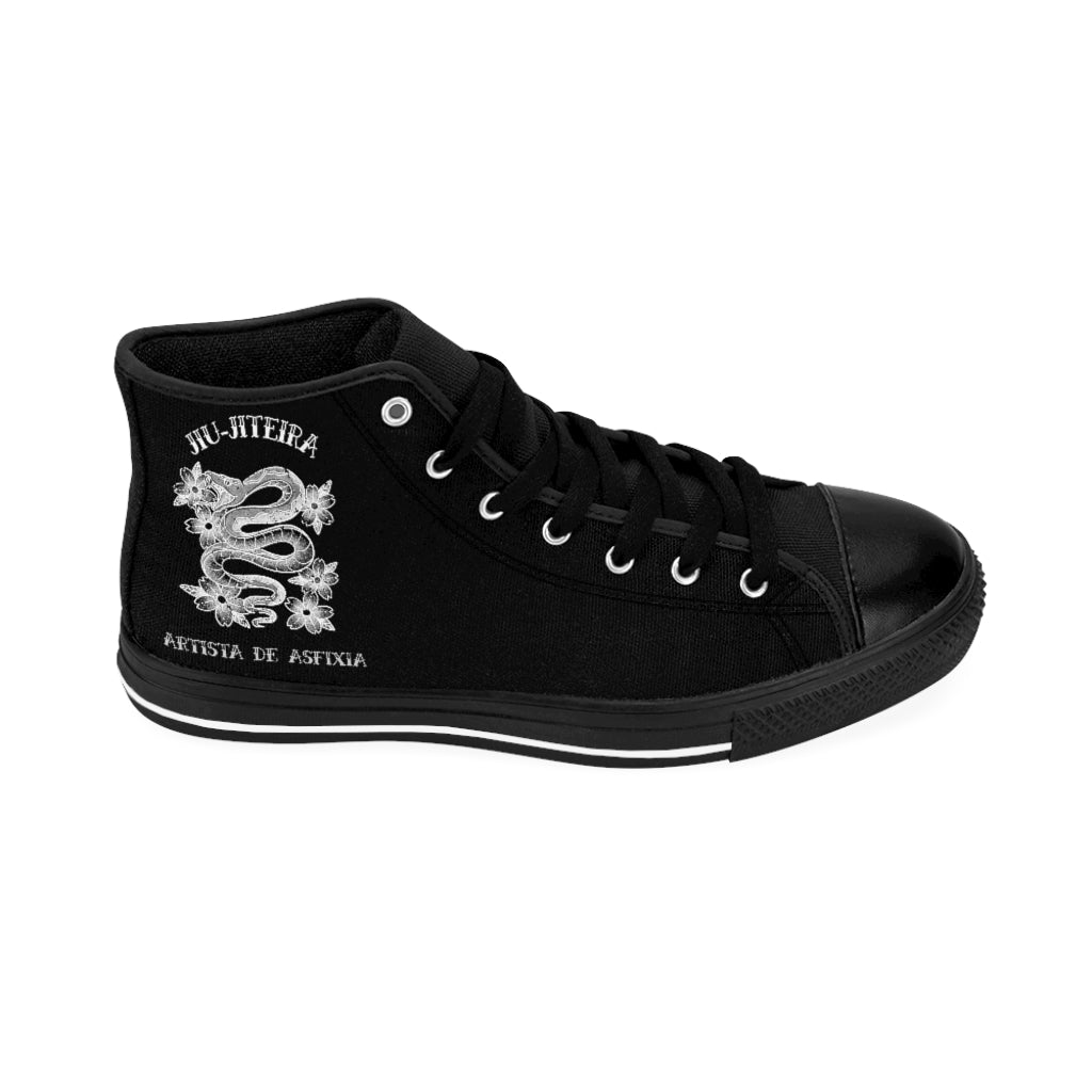 Women's High-top Sneakers- JiuJiteira Logo - The Women of Jiujitsu