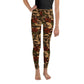 Youth Leggings sizes (8-14)- Jiujitsu Roses Skulls - The Women of Jiujitsu