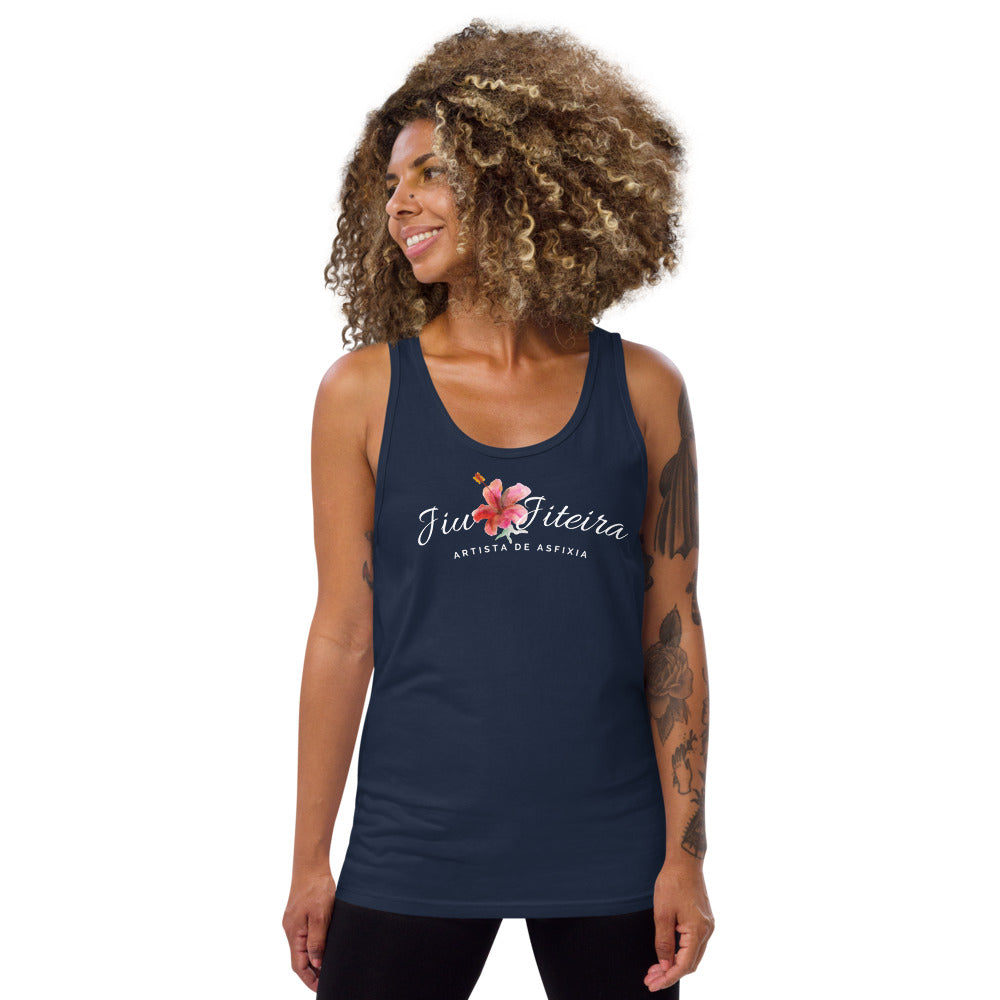 Unisex Tank Top- Jiujiteira White Logo - The Women of Jiujitsu