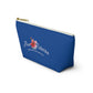 Accessory Pouch w T-bottom- JiuJiiteira Blue (rank) - The Women of Jiujitsu