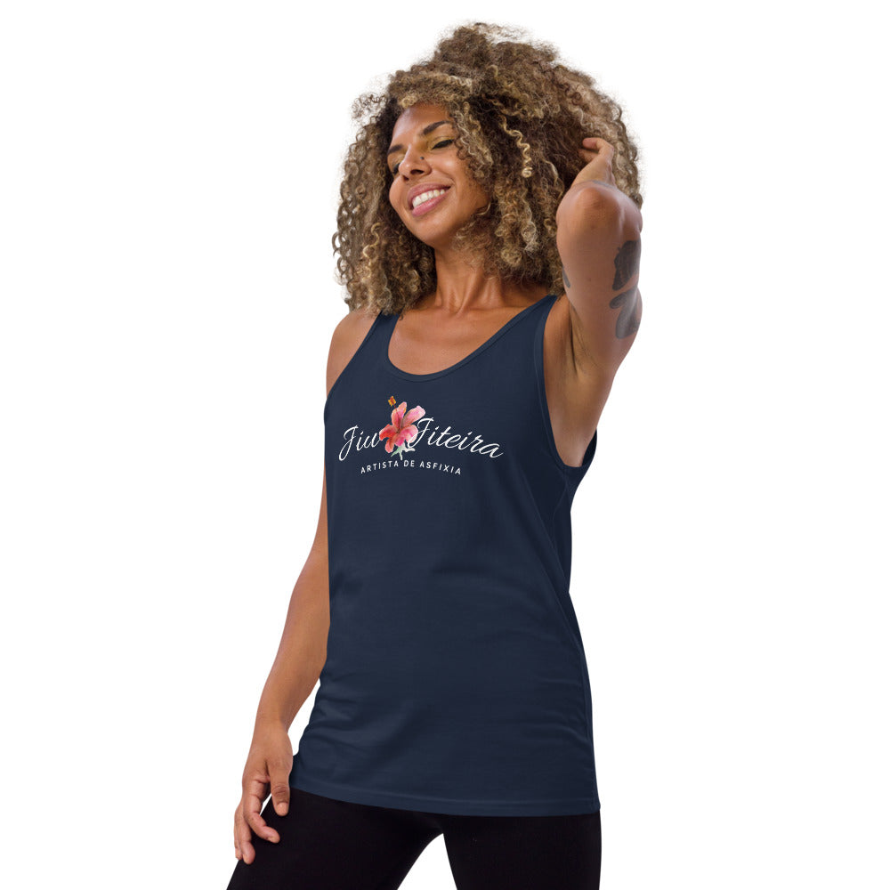 Unisex Tank Top- Jiujiteira White Logo - The Women of Jiujitsu