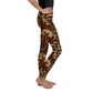 Youth Leggings sizes (8-14)- Jiujitsu Roses Skulls - The Women of Jiujitsu