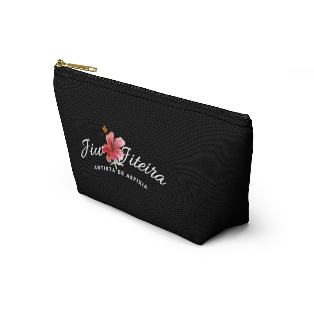 Accessory Pouch w T-bottom- JiuJiiteira Black (rank) - The Women of Jiujitsu