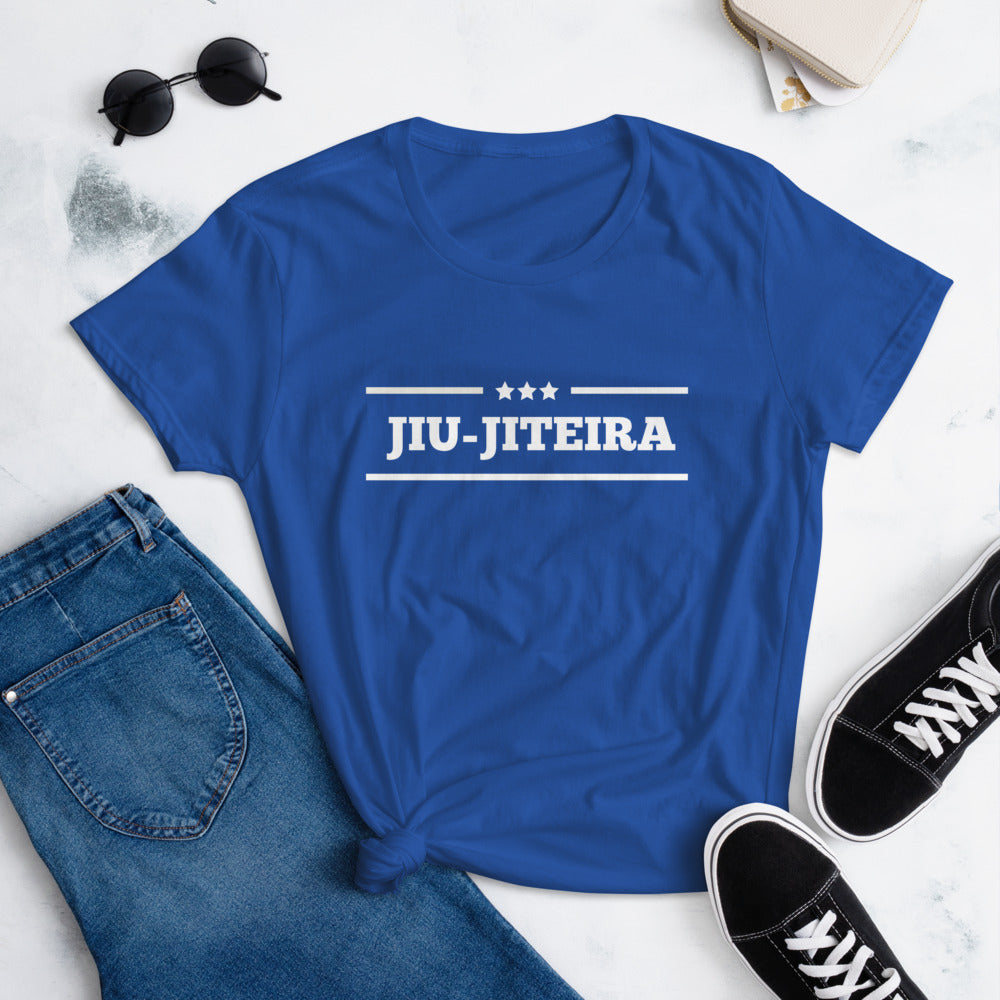 Women's short sleeve t-shirt- Military JiuJiteira - The Women of Jiujitsu