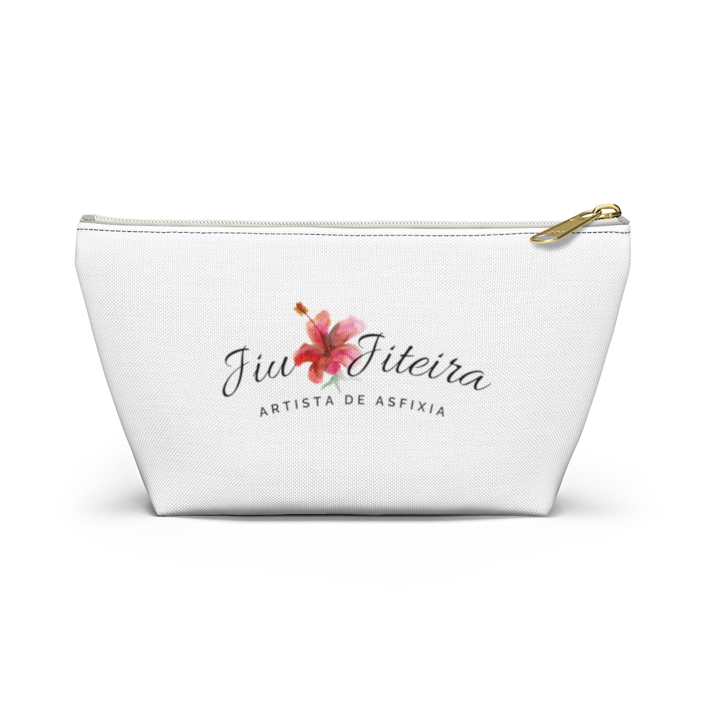 Accessory Pouch w T-bottom- JiuJiiteira White (rank) - The Women of Jiujitsu