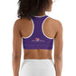 Sports bra-Jiujiteira Logo Purple - The Women of Jiujitsu