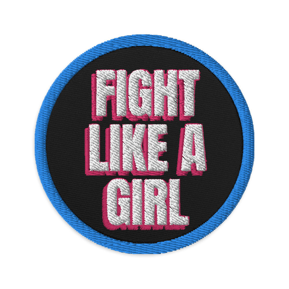 Embroidered patches- Fight Like a Girl - The Women of Jiujitsu