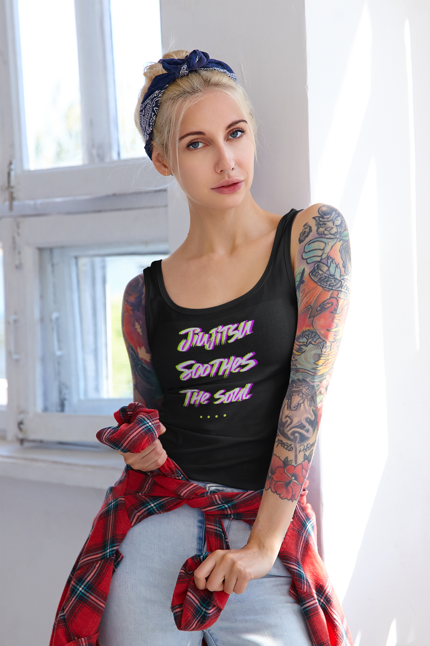 Unisex Tank Top- JiuJitsu Soothes The Soul - The Women of Jiujitsu