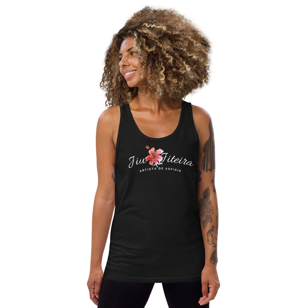 Unisex Tank Top- Jiujiteira White Logo - The Women of Jiujitsu