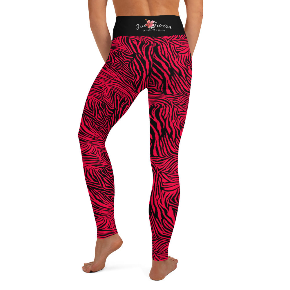 Leggings- Jiujiteira Red Tiger - The Women of Jiujitsu