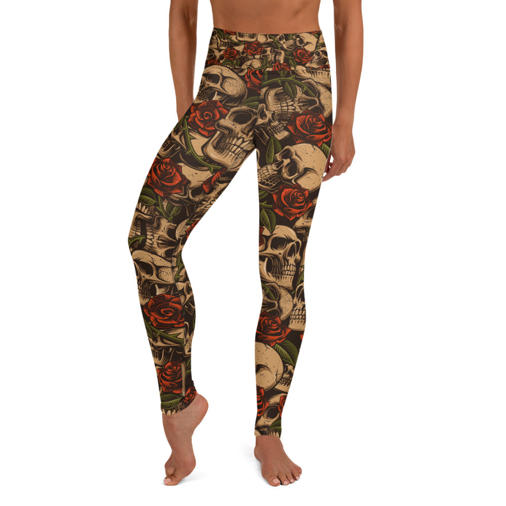 Leggings- JiuJitsu Rose - The Women of Jiujitsu