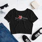 Women’s Crop Tee- Jiujiteira Artista De Asfixia - The Women of Jiujitsu