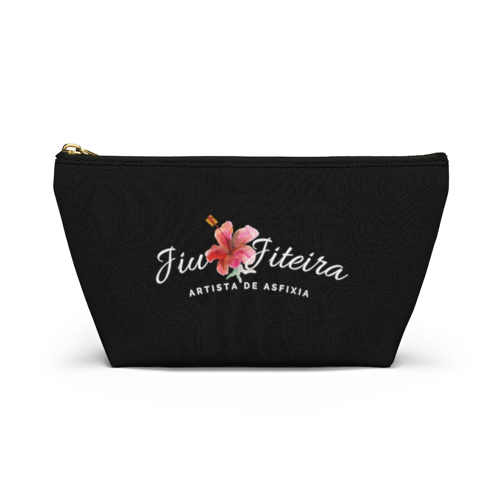 Accessory Pouch w T-bottom- JiuJiiteira Black (rank) - The Women of Jiujitsu