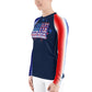 Women's Rash Guard- 4th of July Independence Day Straight Out Of Merica - The Women of Jiujitsu