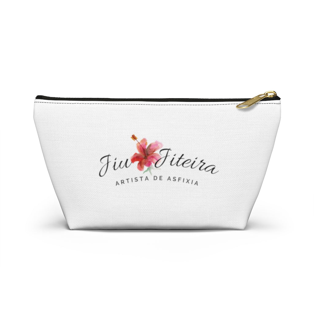 Accessory Pouch w T-bottom- JiuJiiteira White (rank) - The Women of Jiujitsu