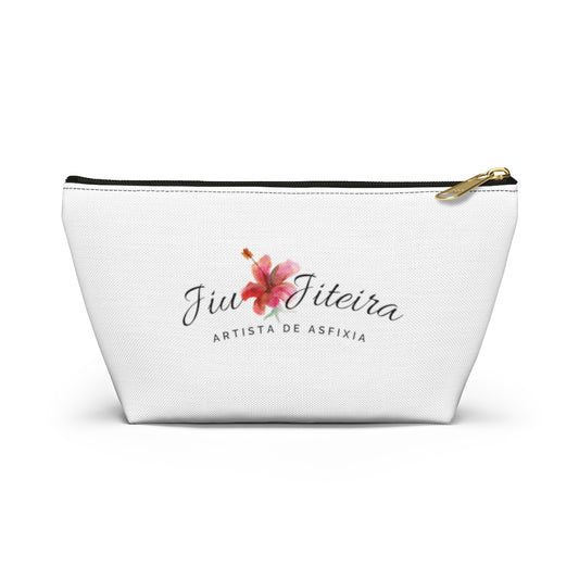 Accessory Pouch w T-bottom- JiuJiiteira White (rank) - The Women of Jiujitsu