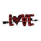 Bubble-free stickers-JiuJitsu Love Cupid's Arrow