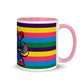 Mug with Color Inside- Jiujitsucorn Rainbow - The Women of Jiujitsu
