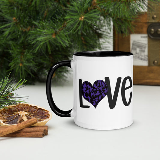 Taza con Color Interior-JiuJitsu Love