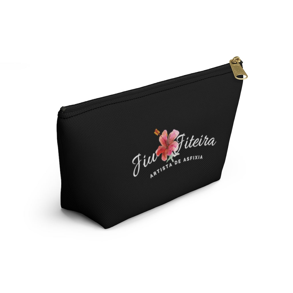 Accessory Pouch w T-bottom- JiuJiiteira Black (rank) - The Women of Jiujitsu