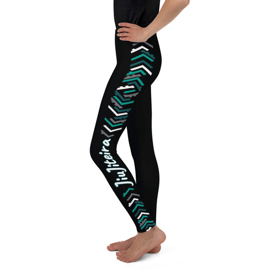 Youth Leggings sizes (8-14)- Jiujiteira Tribal Leggings - The Women of Jiujitsu