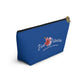 Accessory Pouch w T-bottom- JiuJiiteira Blue (rank) - The Women of Jiujitsu