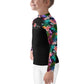 Kids Rash Guards Size 2T-7- Jiujitsu Topical Black - The Women of Jiujitsu