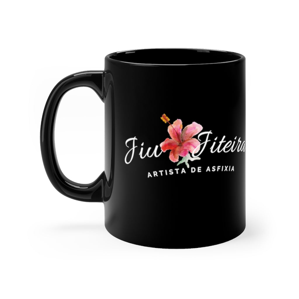 Black mug 11oz- JiuJiteira Logo - The Women of Jiujitsu